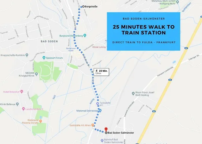 Modernes 1-zimmer-apartment Mit Kueche, Parkplatz, Kostenfreiem Wlan Und Netflix Bad Soden-Salmünster